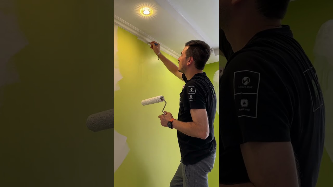 Нанесение грунт-краски Sous-Couche на водоэмульсионную краску. Vincent Decor  