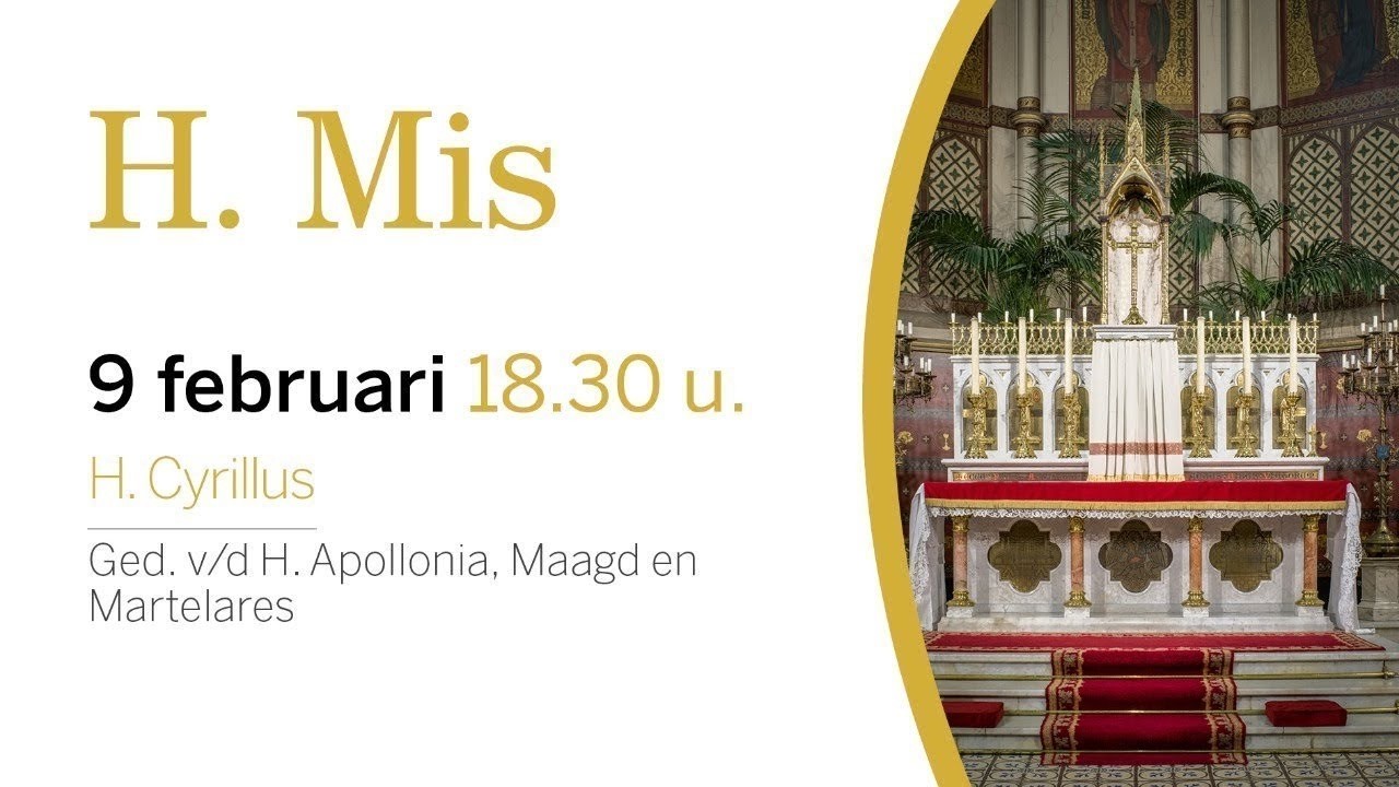 FSSPX Antwerpen - 09/02 H. CYRILLUS