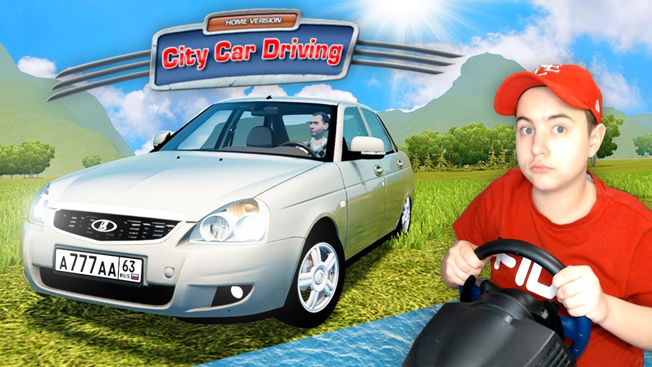 ПОЕХАЛ С ДЕДОМ НА РЫБАЛКУ В ВЫХОДНОЙ! - ПРОБКИ 10 БАЛЛОВ! / RP CITY CAR DRIVING + РУЛЬ