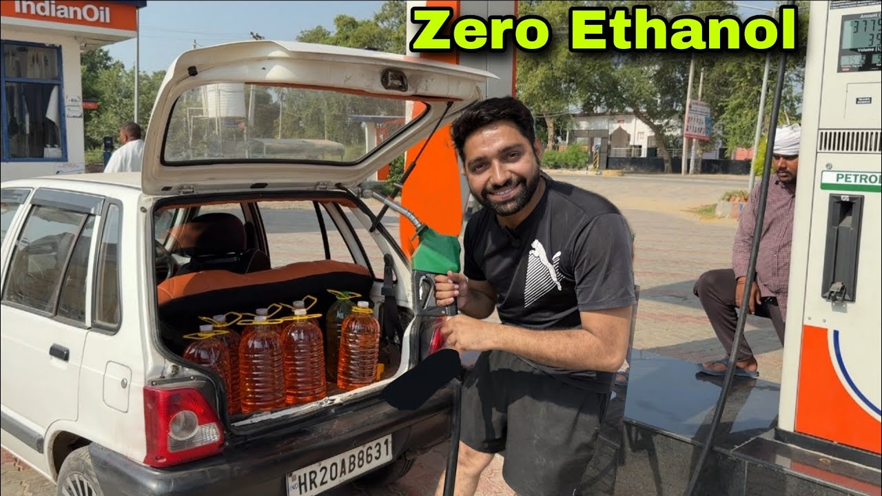 i Made ethanol FREE Petrol for my #maruti800 #vintagecars  | @AjayKaith 