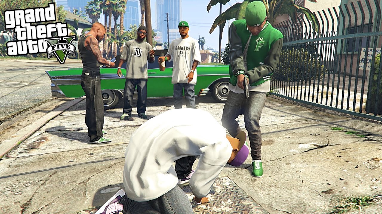FRANKLIN KILL BALLAS WHO KIDNAPPED HIS SISTER IN GTA 5!!!