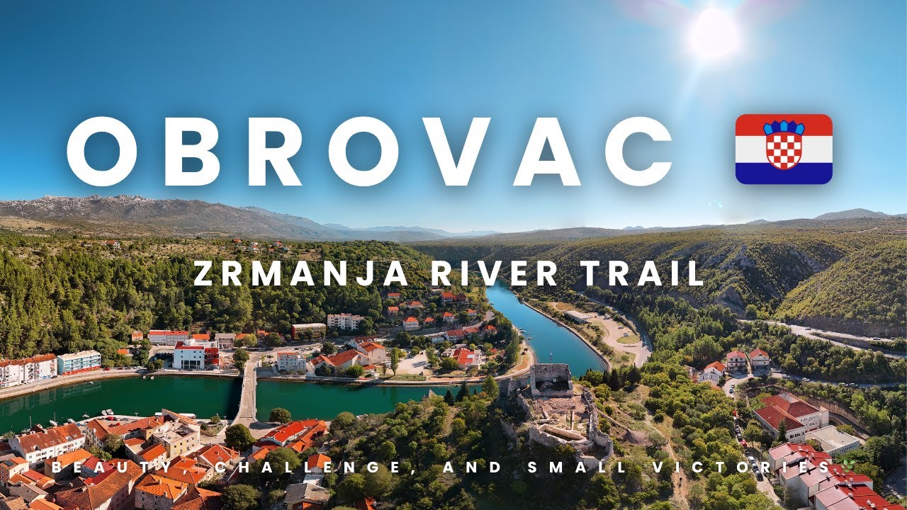 Тропа вдоль реки Зрманья, Обровац 🇭🇷 | Красота, испытания и маленькие победы🌿