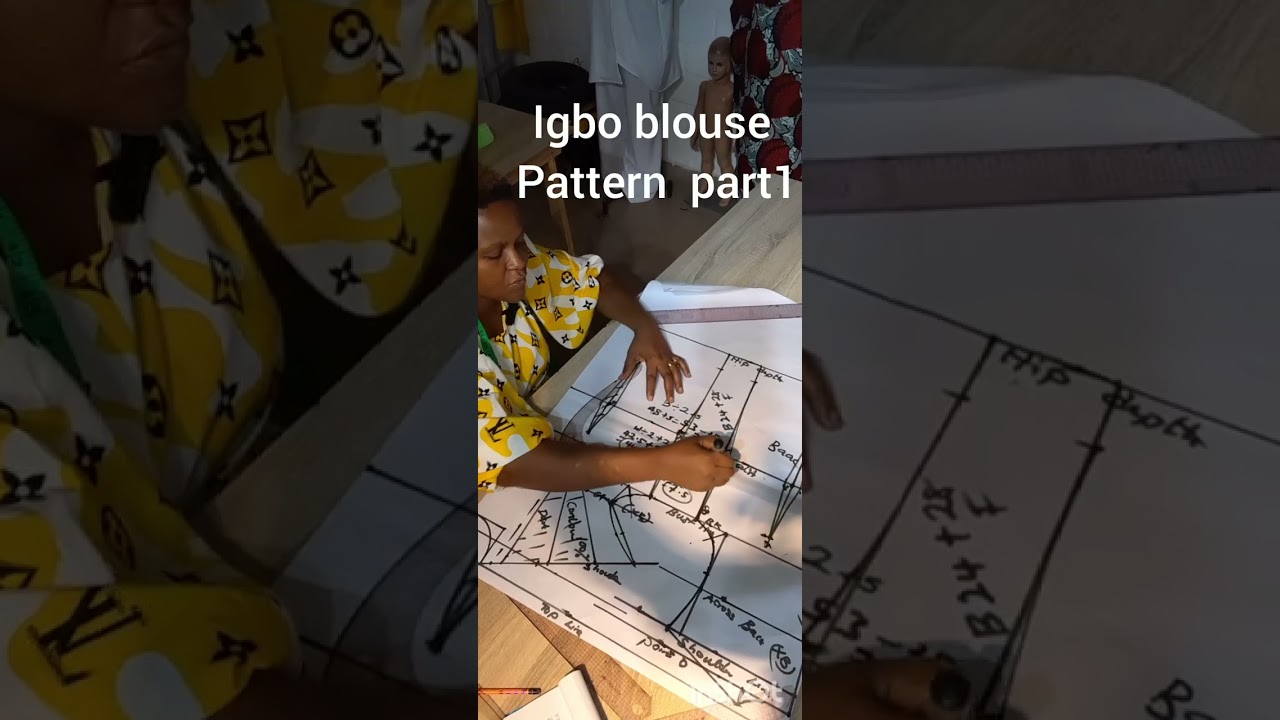 Igbo blouse with George fabric  part 2