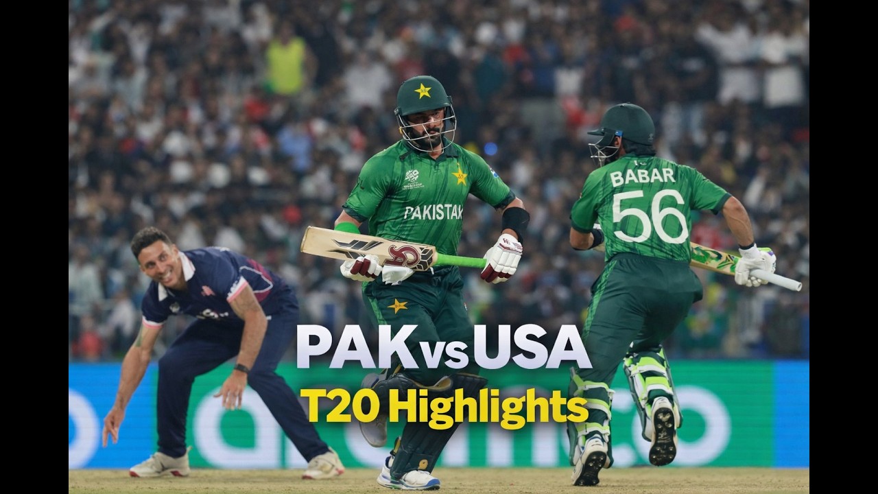 Pakistan vs United States T20 Highlights|Pak vs USA T20I|ICC world cup