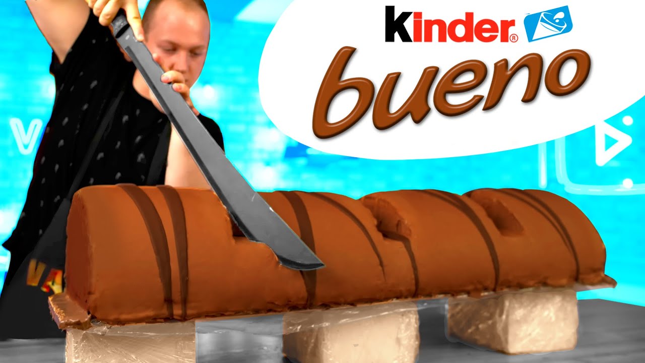 Riesen Kinder Bueno | So bauen Sie das größte DIY- Kinder Bueno der Welt von VANZAI