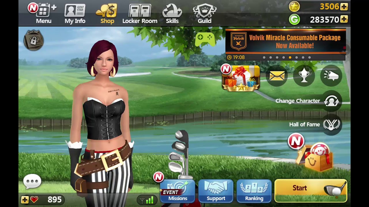 Golfstar August 2017 update  - New features and powering up