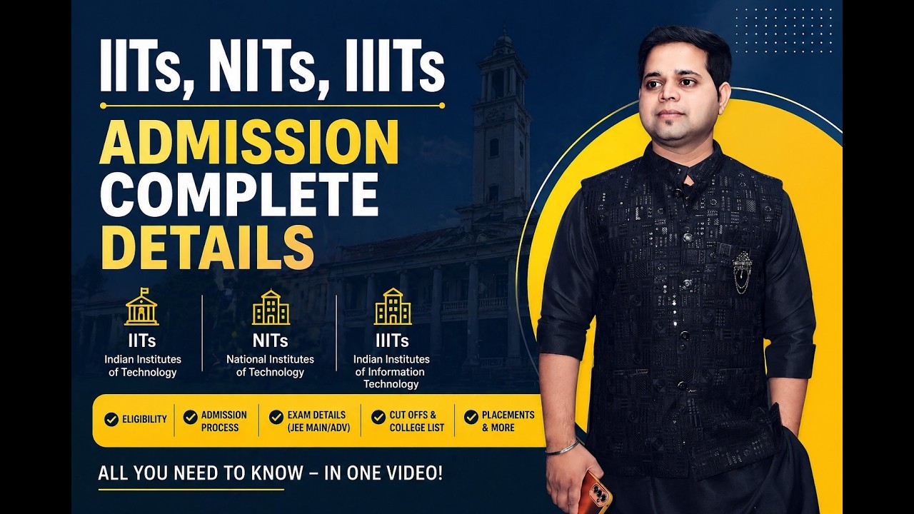 IIT, NIT, IIIT Admission 2026 🔥 Complete Details | JEE Main + Advanced Full Guide Hindi #sankalp