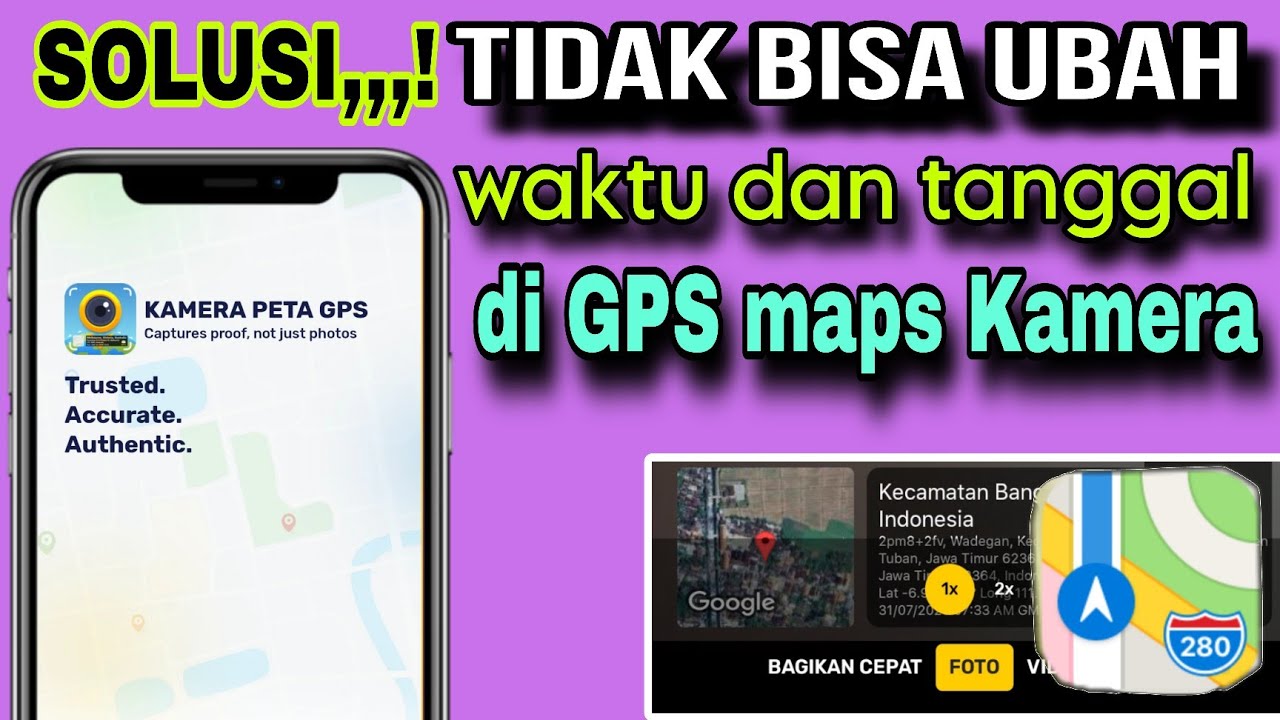 Cara mengatasi tidak bisa mengubah Waktu dan Tanggal di Google Map Camera