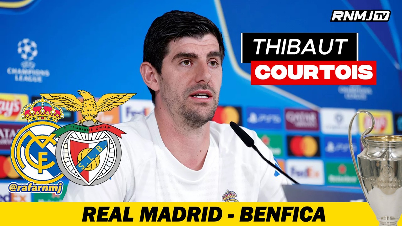 COURTOIS | Rueda de prensa HOY PREVIA Real Madrid - Benfica (24/02/2026)