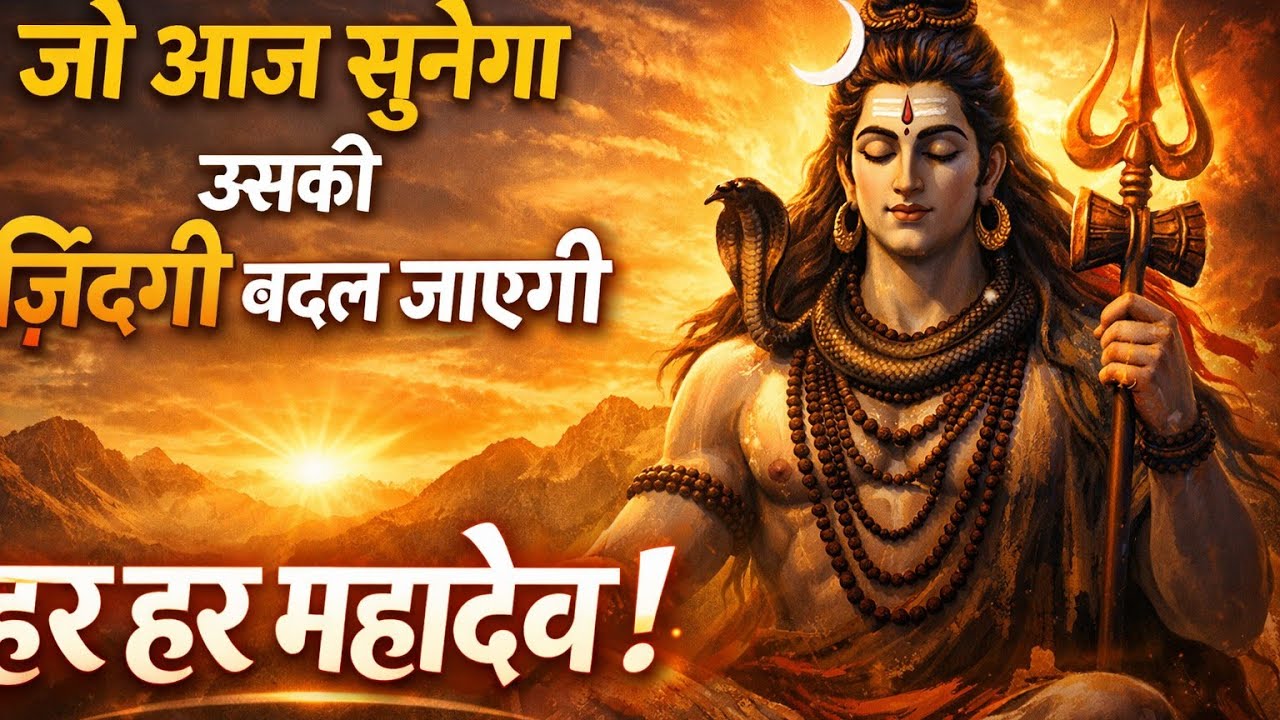 🔥 जो आज सुनेगा उसकी ज़िंदगी बदल जाएगी | महादेव का शक्तिशाली संदेश | Shiv Sandesh 🔱 || #mahadev 