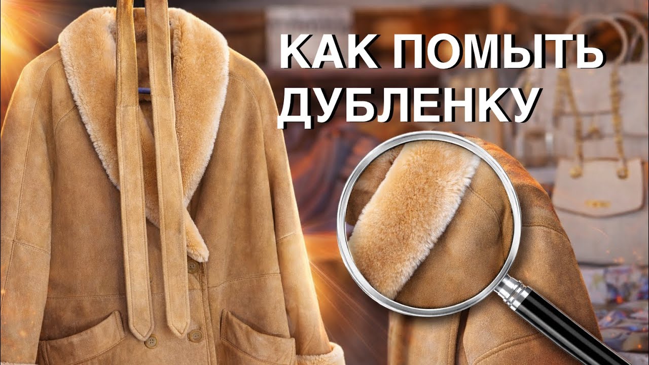 Как помыть и почистить светлую дубленку дома