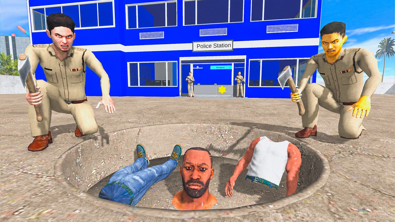 Found Franklin Bitten Body Parts - INDIAN BIKE DRIVING 3D