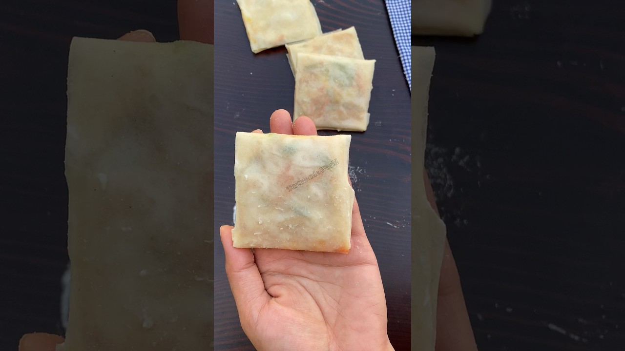 Easy Box Patties Folding Hack #Shorts #food #tastemadeworld #samosafilling #trending #foryou