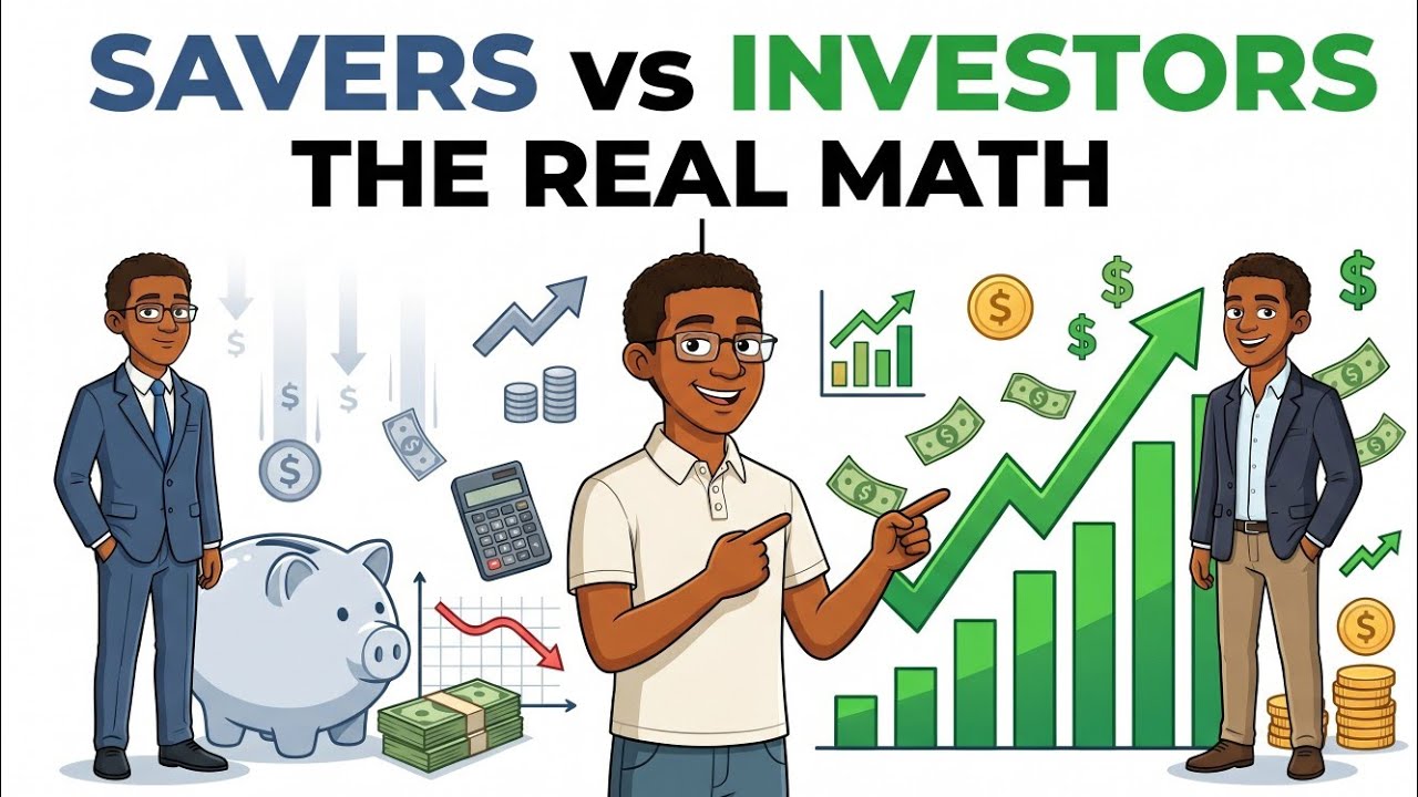 Savers vs Investors &mdash; The Real Math (Why Saving Keeps You Poor)