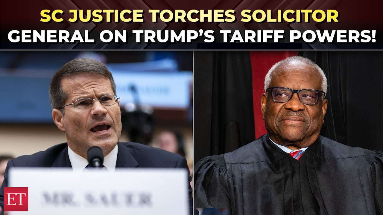 'Trading with enemies&hellip;': SC Justice Thomas grills Solicitor General Sauer over Trump&rsquo;s tariff powers