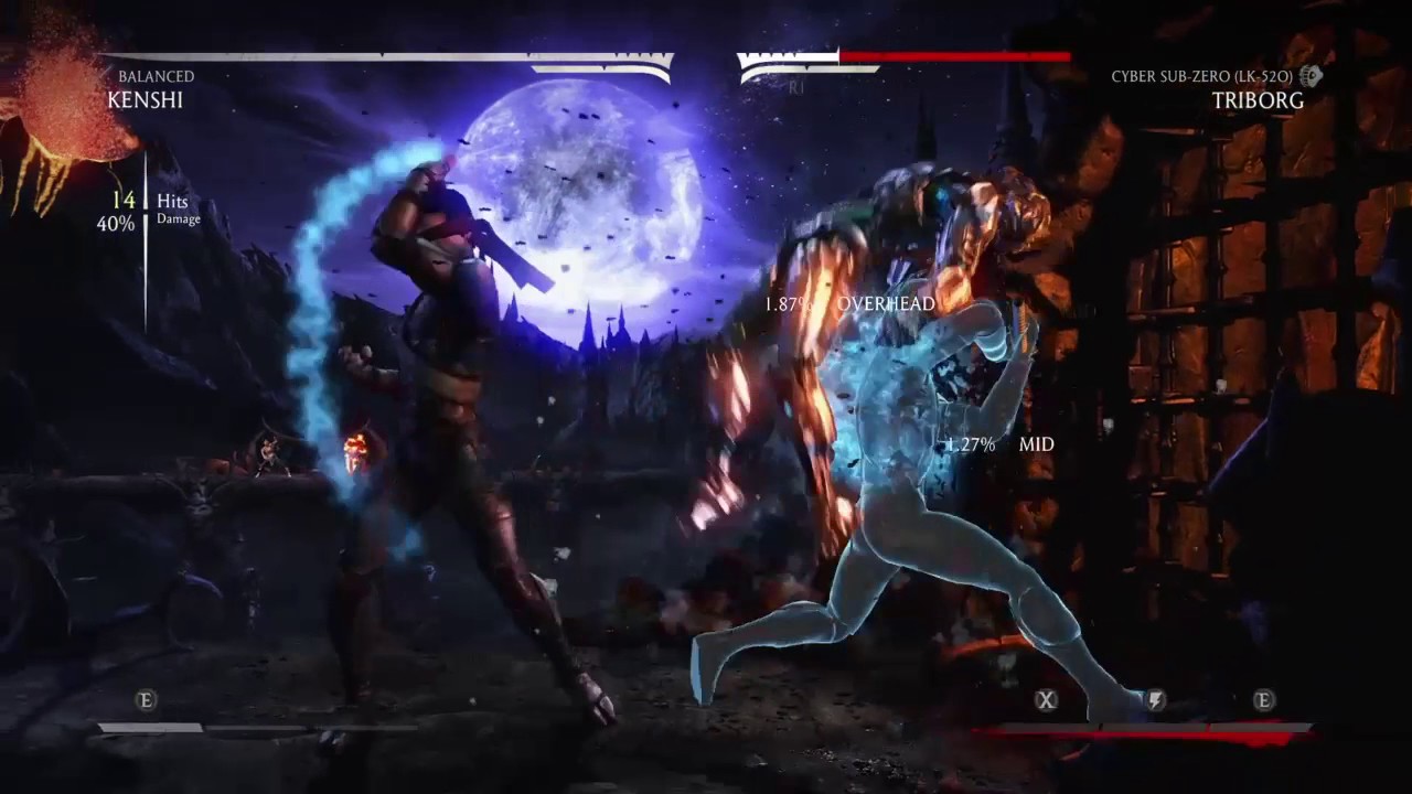 Mortal Kombat XL Kenshi Combos (Balanced Variation)