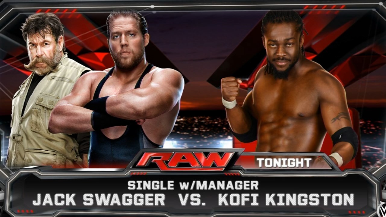 RAW | Jack Swagger (w/ Zeb Colter) vs. Kofi Kingston