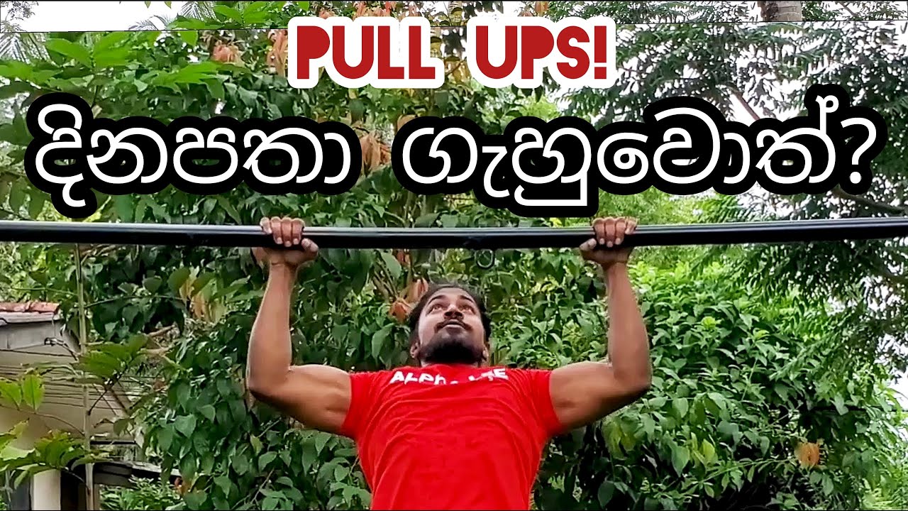 Pull ups ගහන්න ඔන හරි ක්‍රමය. අපි Pull-ups ගහනකොට කරන වැරදි ( TOP 10 )