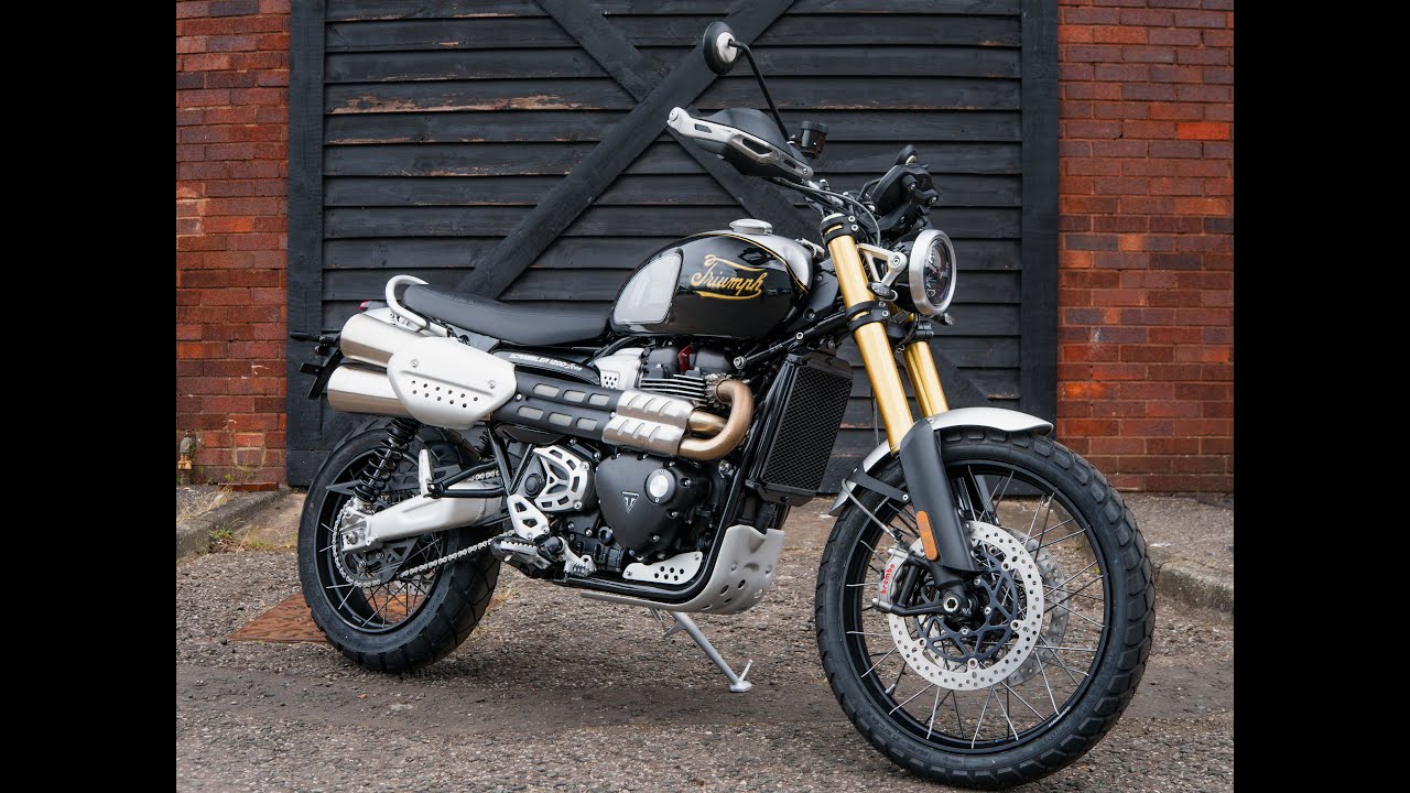 2025 Triumph Scrambler 1200 XE Icon Edition @ West Coast Triumph, Glasgow, Scotland