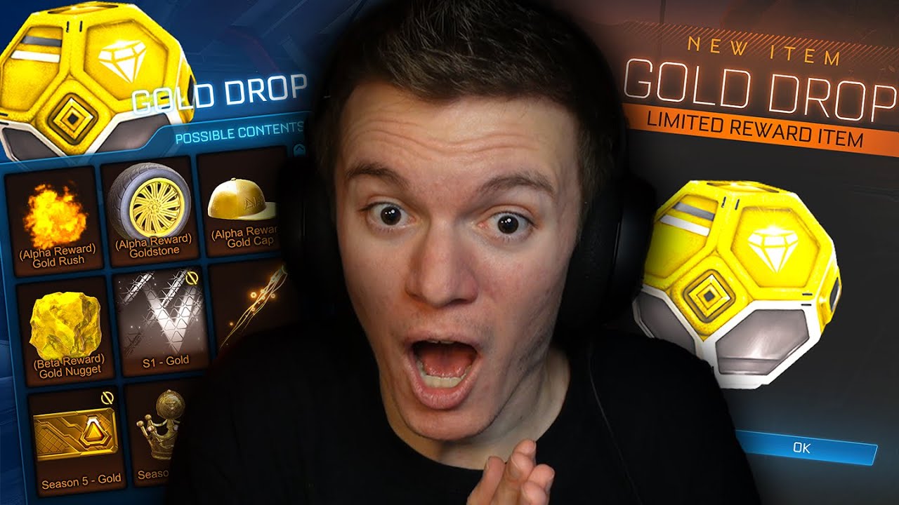 OPENING *50* GOLD DROPS IN ROCKET LEAGUE!