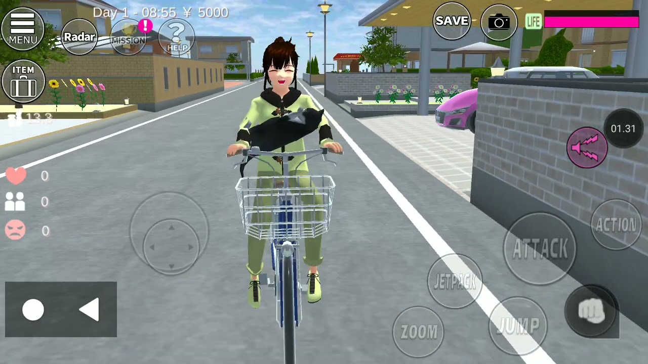Drama drama bermain sakura school simulator part 2