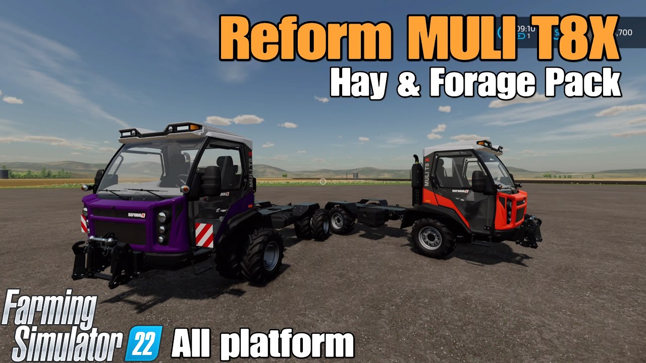 Reform MULI T8X  /  Hay & Forage Pack DLC for FS22