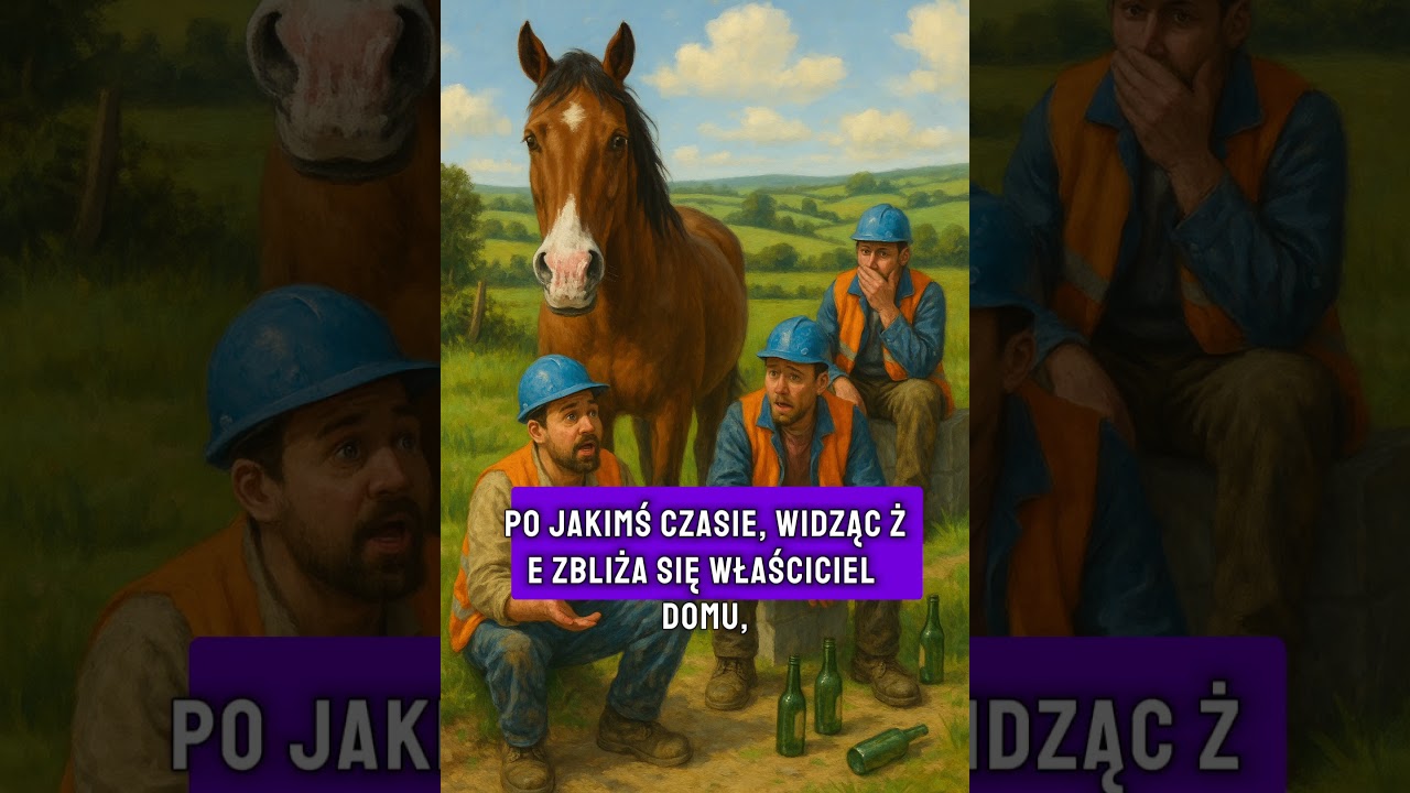 Koń, farba i fachowcy z Polski &ndash; historia z Irlandii #humorbudowlany #polacyzagranica #koń #budowa