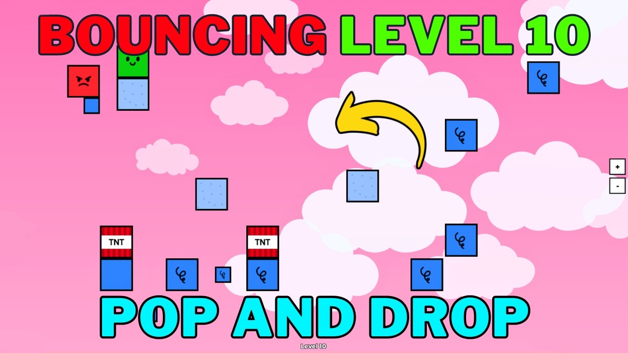 How To Beat Roblox Pop and Drop Bouncing Pack Level 10 (Full Guide)
