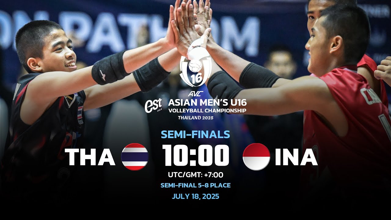 THA VS INA I SF 5-8 I 2ND ASIAN MEN'S U16