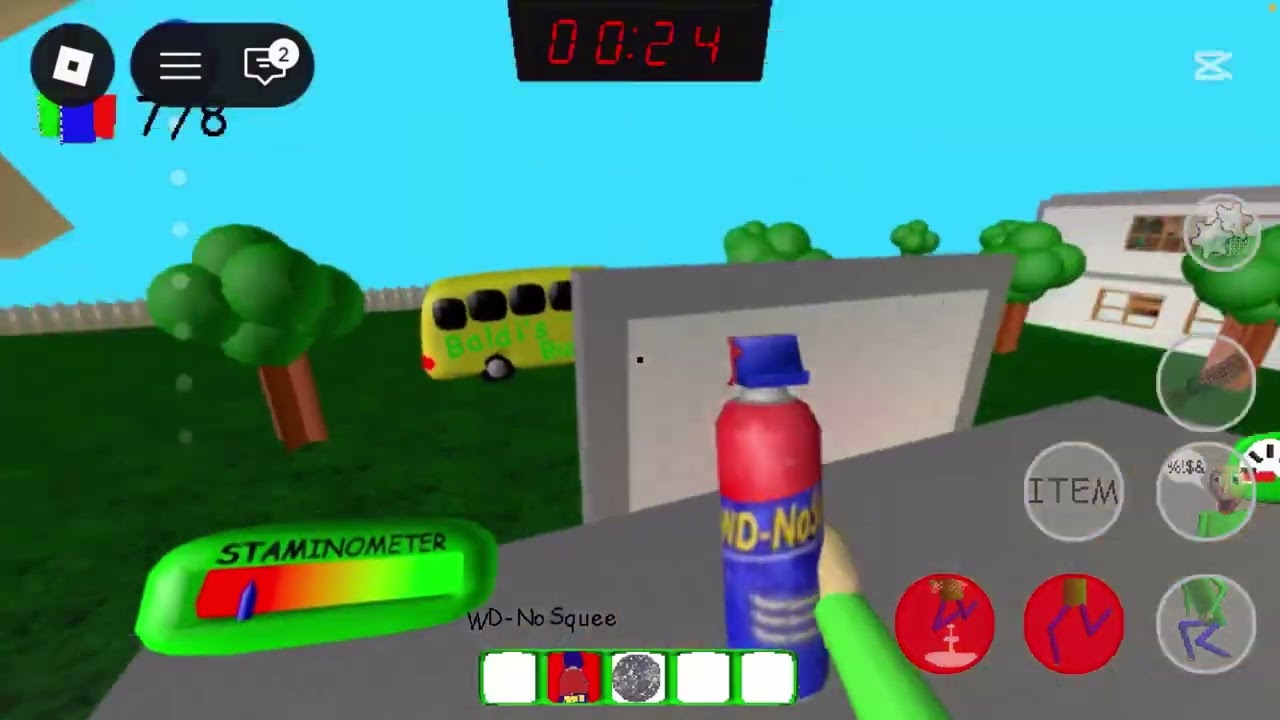 Baldi frenzy without helpfull items!?!?