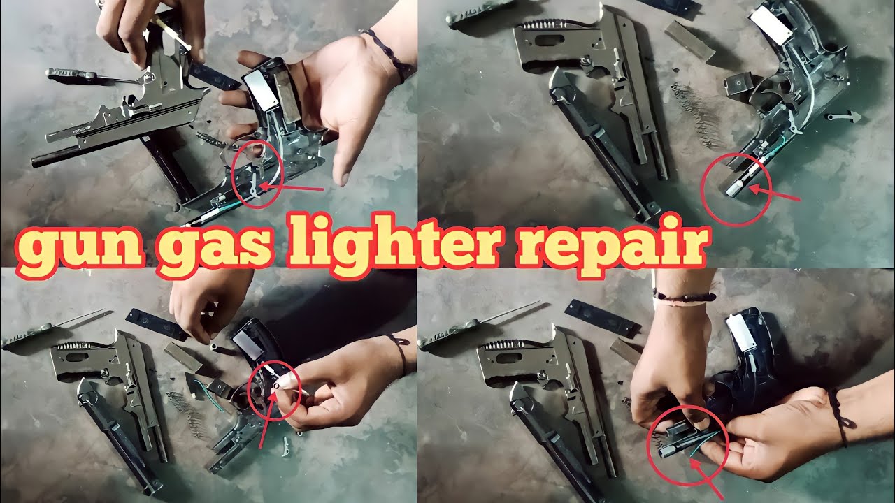 how to repair gas lighter gun | गैस लाइटर कैसे ठीक करें | DO IT AT HOME VERY EASY