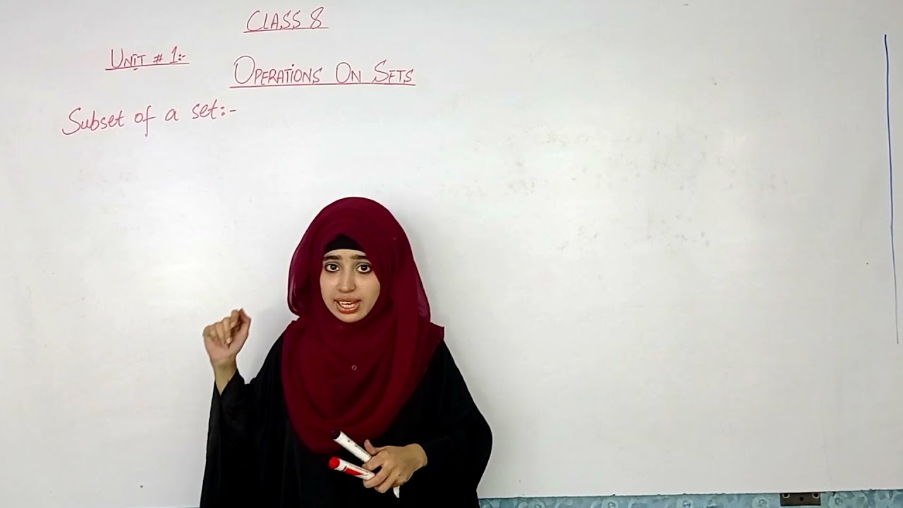 Class 8 || Chap 1|| Lecture 1|| Operations on sets