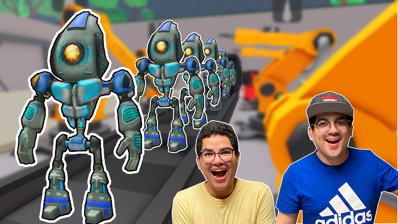 CRIAMOS UMA FÁBRICA INFINITA QUE A CADA 1 SEGUNDO SAI UM ROBÔ DA MÁQUINA!! (99999 robôs?)
