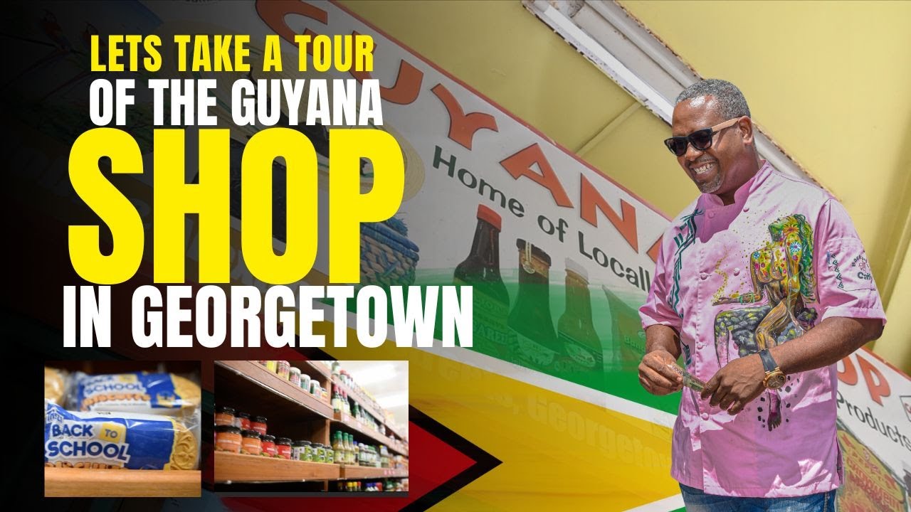 LETS TAKE A TOUR AT THE GUYANA SHOP IN GEORGETOWN GUYANA