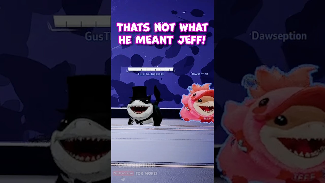 Jeff took that the wrong way 😔 #jeffthelandshark #shortsfeed #marvelrivals