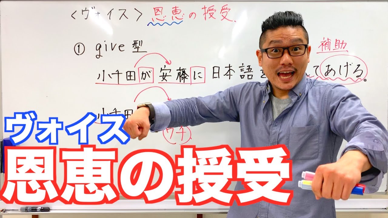 《ヴォイス》恩恵の授受①give型【こせんだ式日本語教室】