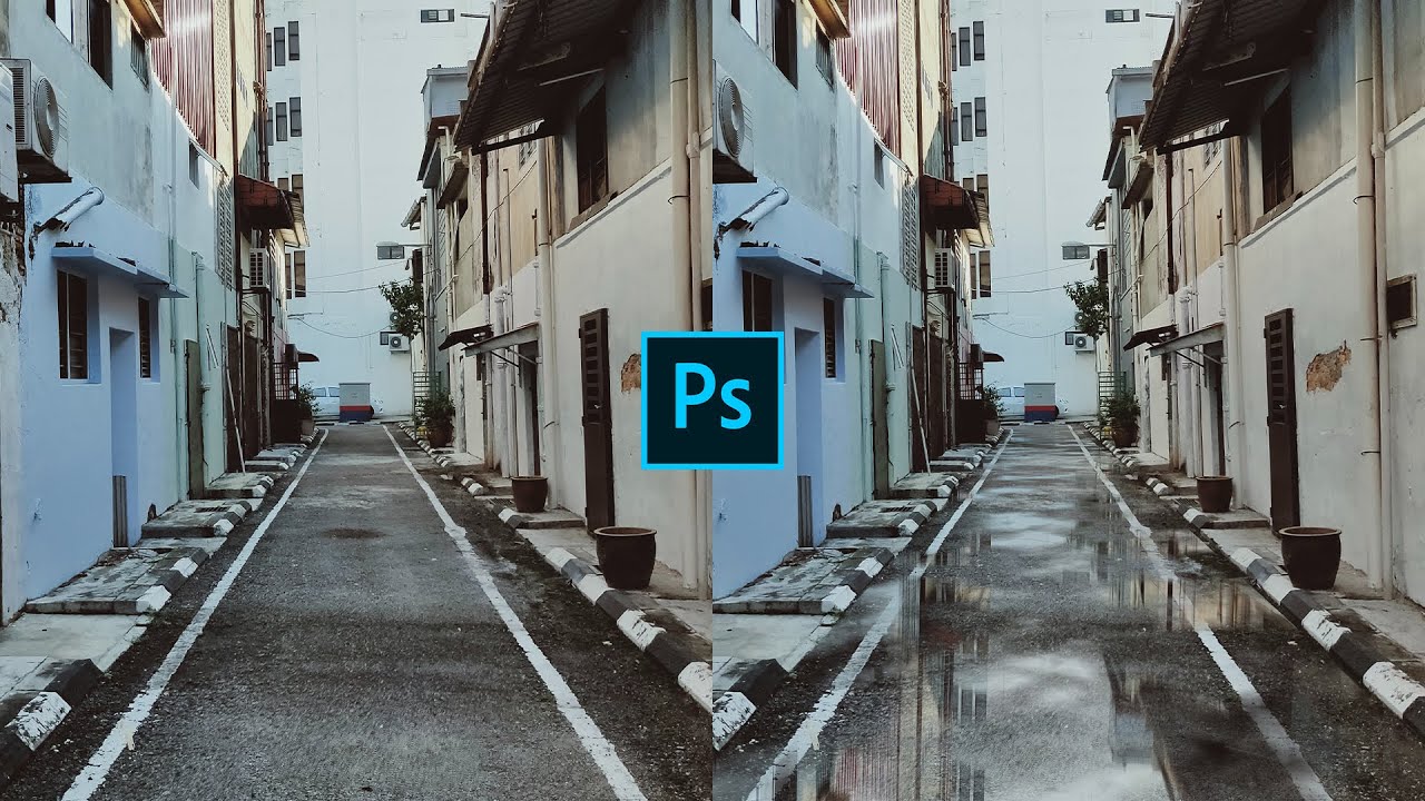 Create Realistic Puddles in Photoshop