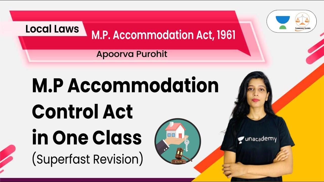 M.P Accommodation Control Act Quick Revision