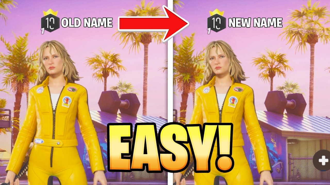 Как изменить имя в Fortnite! (Глава 7)