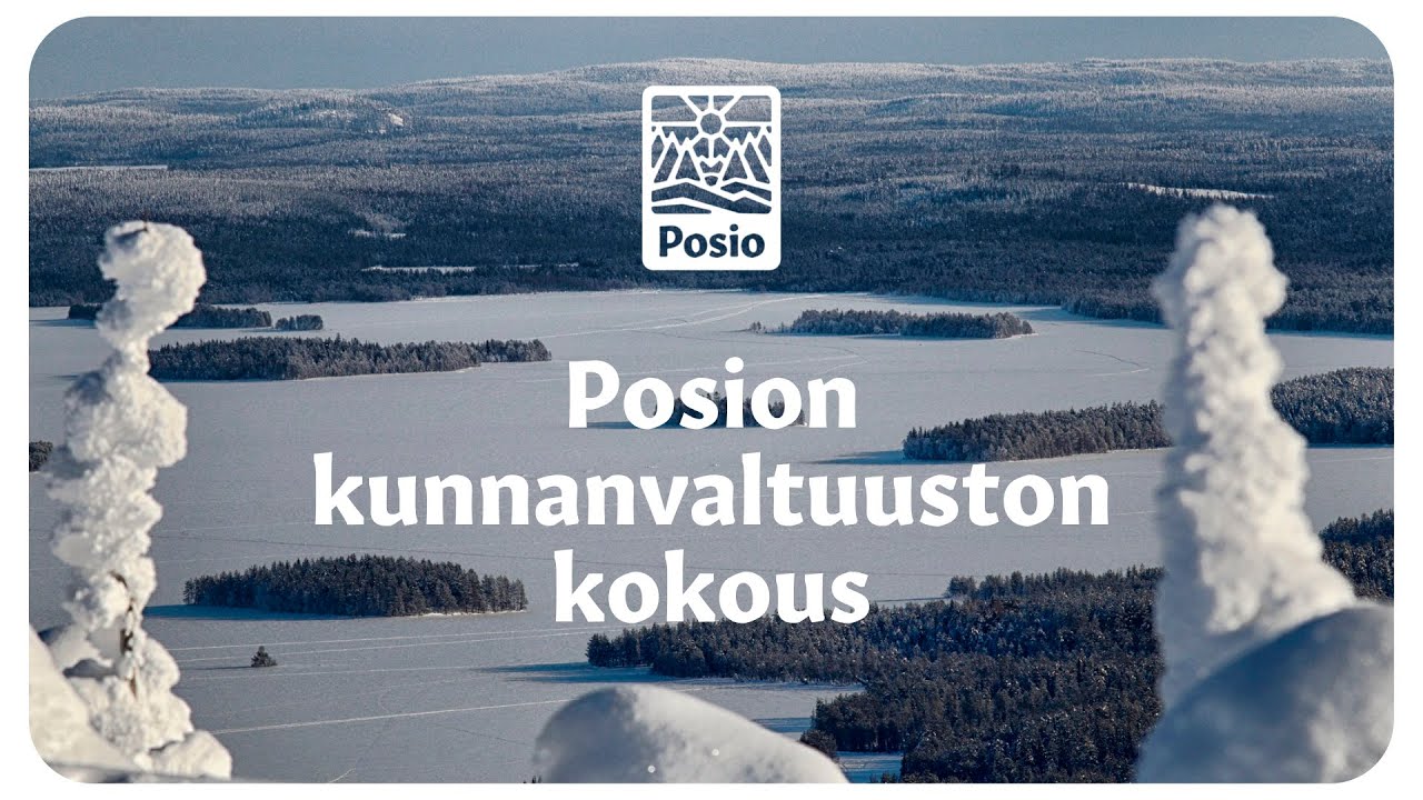 Posion kunnanvaltuuston kokous keskiviikkona 27.2.2026 klo 14:00