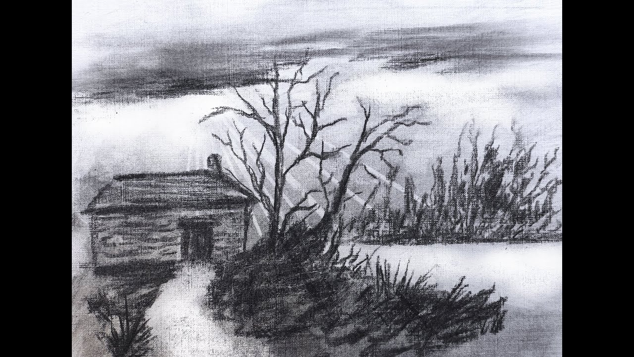 DESSIN RAPIDE ET FACILE AU FUSAIN