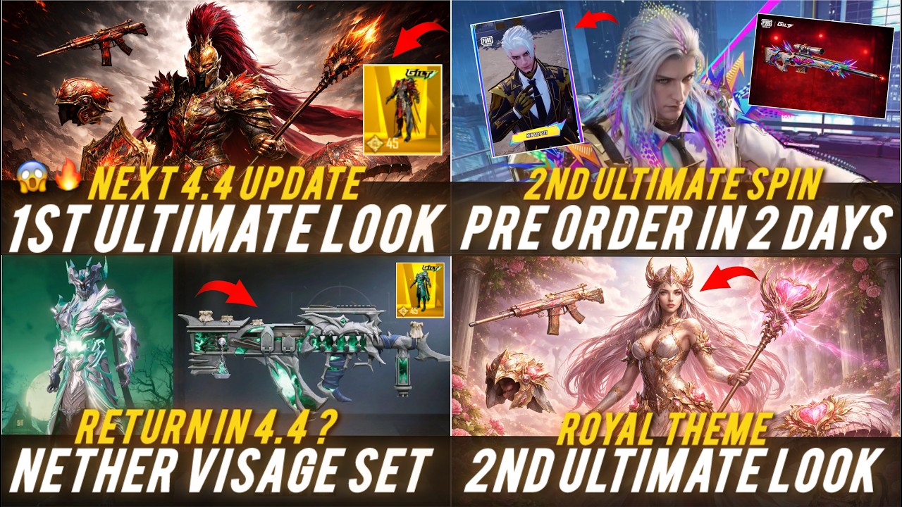 🔴NEXT 4.4 1st & 2nd ULTIMATE SET LOOK🔥😱2nd PRE ORDER IN 2 DAYS🔥 RELEASE DATE REVEAL & EXPECTED GUNS
