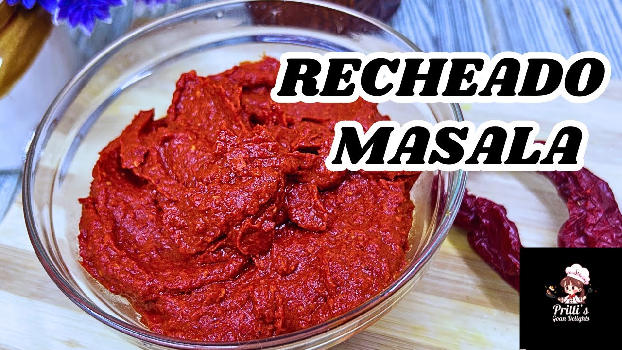How To Make Goan Recheado Masala Recipe | Fish Masala Recipe | Goan Reshad Masala Recipe.