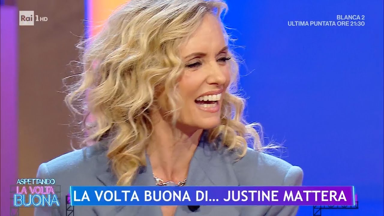 Justine Mattera: carriera, amori e famiglia - La volta buona 09/11/2023