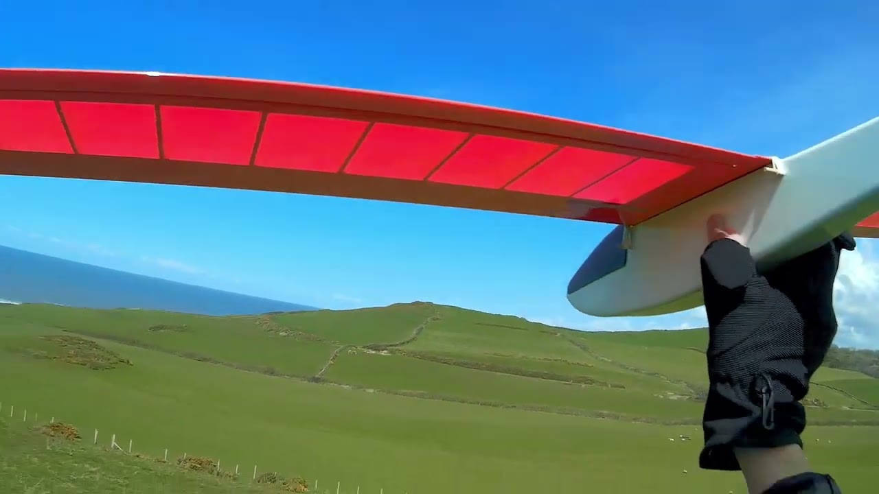 Slope Soaring My Ripmax Coyote - Now A Pure Glider - 8th April 2022