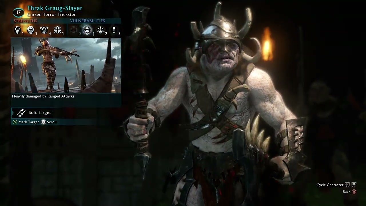 Talion vs Legendary Enemy Captain (Bolg of Flames) | Shadow of War Gameplay