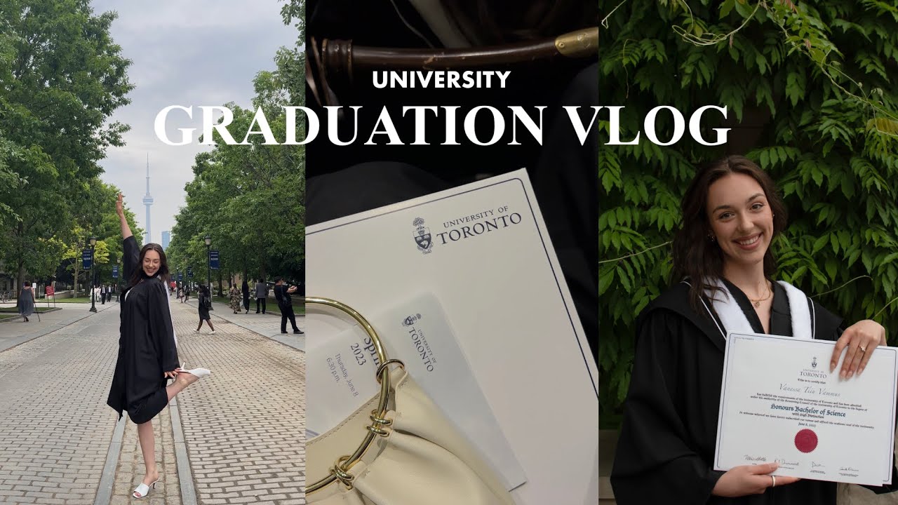 COLLEGE GRADUATION VLOG: grwm, ceremony, chats about school