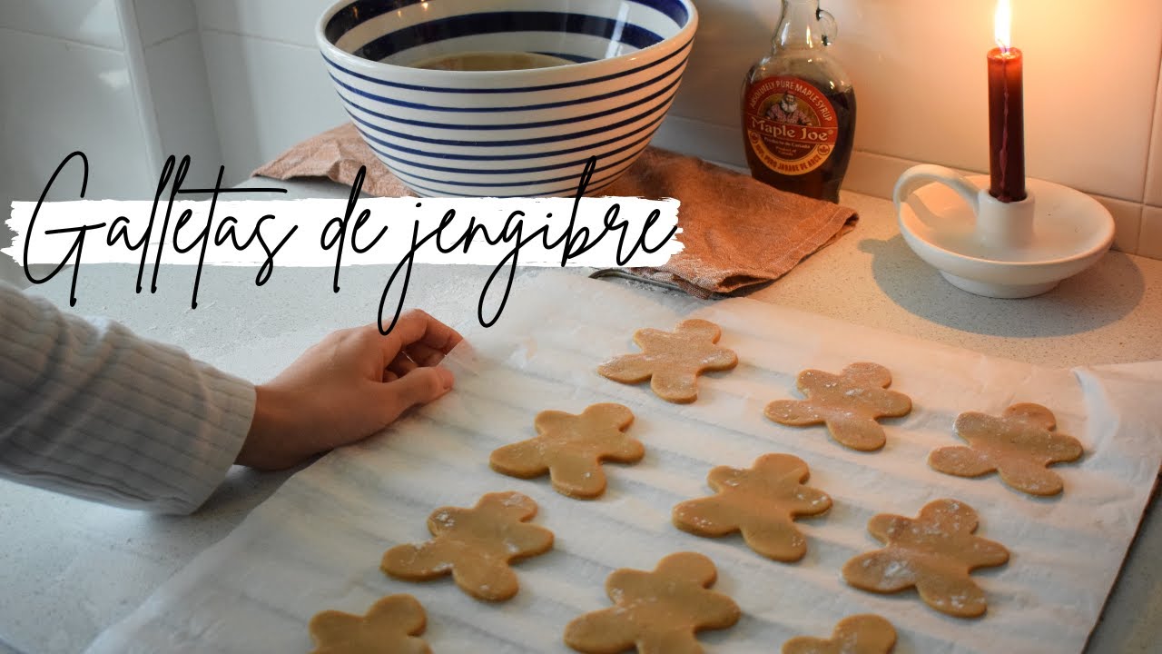 Haciendo galletas de jengibre veganas | Galletas de Navidad veganas