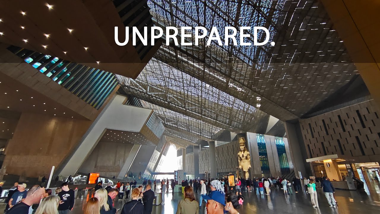 A világ egyik legnagyobb múzeuma - élőben még lenyűgözőbb | The Grand Egyptian Museum Experience 4K