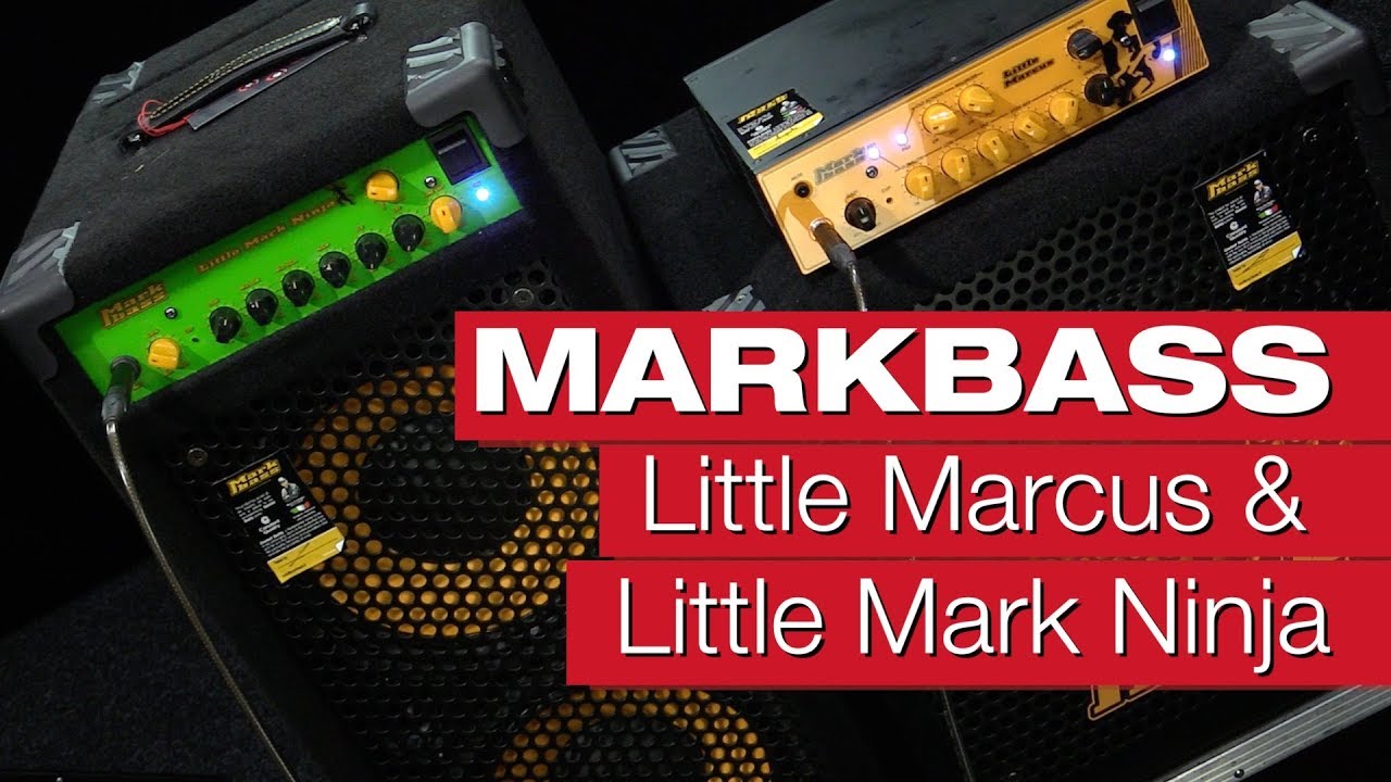 Markbass Little Marcus & Little Mark Ninja mit Claudio Zanghieri & Marco